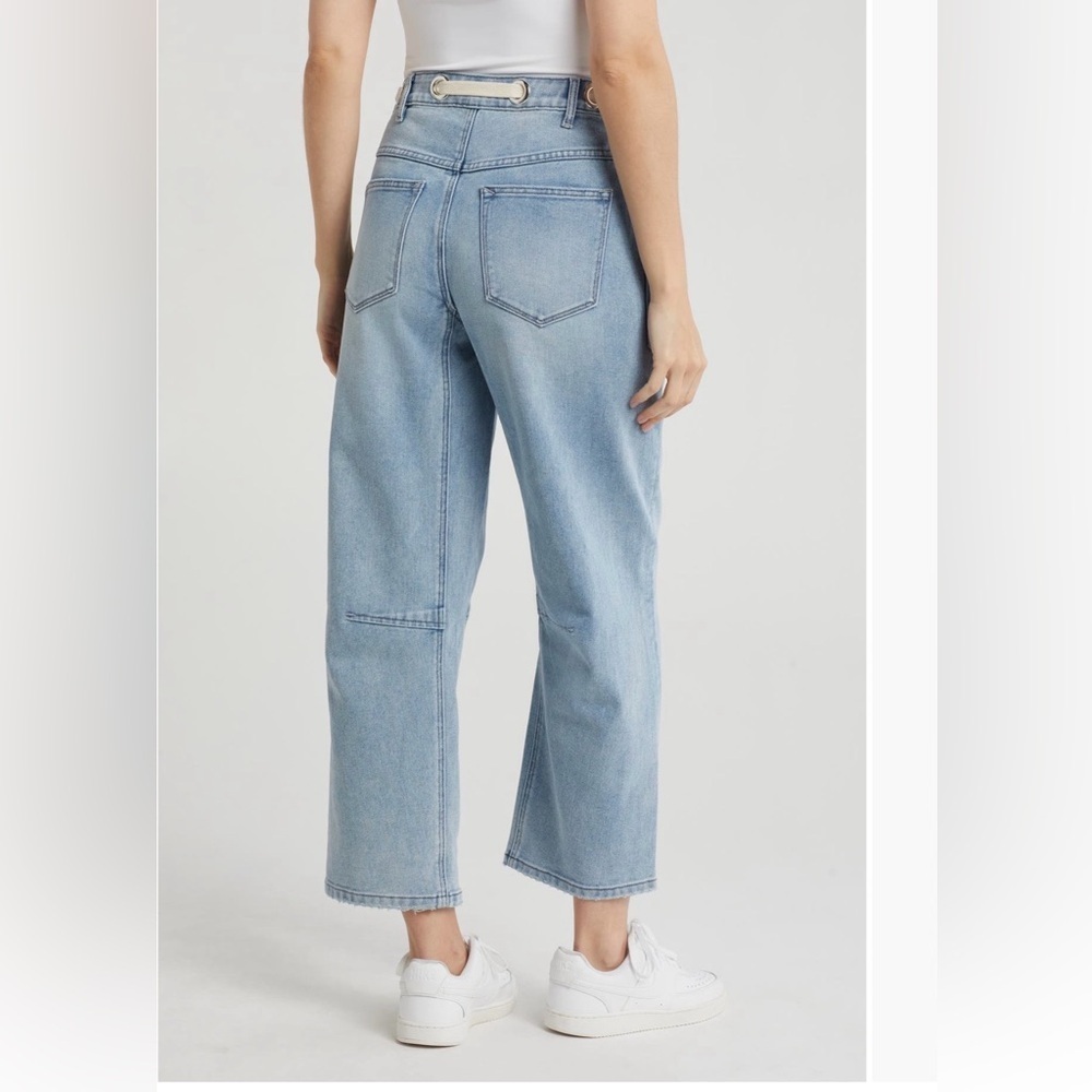 Vigoss Women's Sky Blue Ankle Jeans - Picture 2 of 4